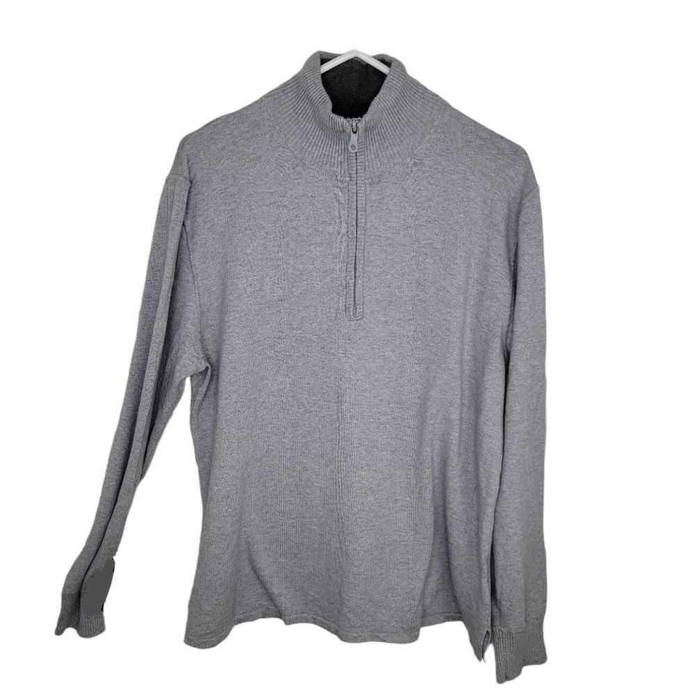 The North Face wool blend mock neck men's pullover medium
